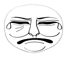 White mask sticker #7754298