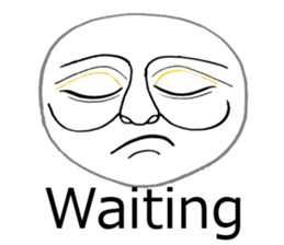 White mask sticker #7754299