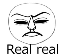 White mask sticker #7754300