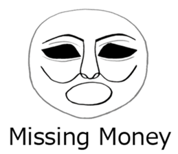 White mask sticker #7754301