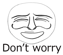 White mask sticker #7754303