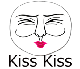 White mask sticker #7754305