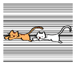 Cute sticker for cat owner sticker #7754329