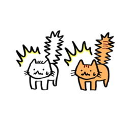 Cute sticker for cat owner sticker #7754331