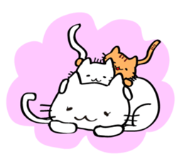 Cute sticker for cat owner sticker #7754333