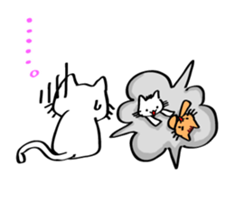 Cute sticker for cat owner sticker #7754337