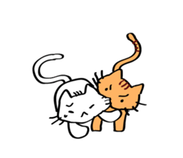 Cute sticker for cat owner sticker #7754342