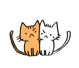 Cute sticker for cat owner sticker #7754343