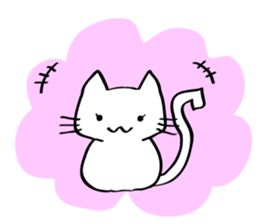 Cute sticker for cat owner sticker #7754344