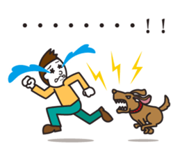 The sticker, narrow escape by our life. sticker #7754636