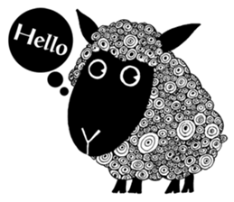 Dialogue between Black and White (I) sticker #7754749