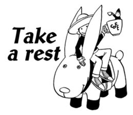 Dialogue between Black and White (I) sticker #7754752