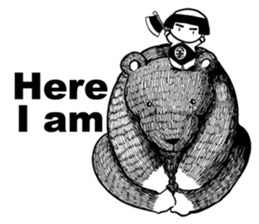 Dialogue between Black and White (I) sticker #7754754