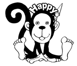 Dialogue between Black and White (I) sticker #7754757