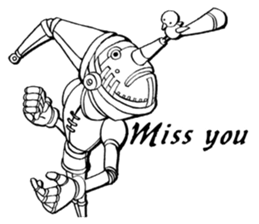 Dialogue between Black and White (I) sticker #7754759