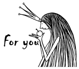 Dialogue between Black and White (I) sticker #7754760