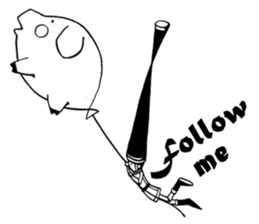 Dialogue between Black and White (I) sticker #7754767