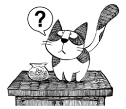 Dialogue between Black and White (I) sticker #7754770