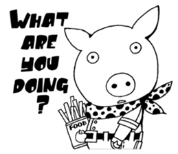 Dialogue between Black and White (I) sticker #7754772