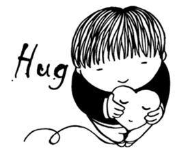 Dialogue between Black and White (I) sticker #7754773