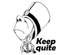 Dialogue between Black and White (I) sticker #7754778