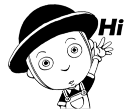 Dialogue between Black and White (I) sticker #7754779