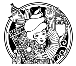 Dialogue between Black and White (I) sticker #7754786