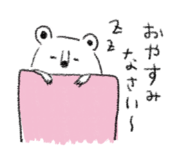 simple bear sticker usual sticker #7755029