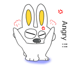 Cute rabbit "Pyonta" English version sticker #7755613