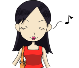 TOMOKO,sometimes,SARI sticker #7758312