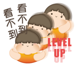 power of angel and devil in little boy. sticker #7758375