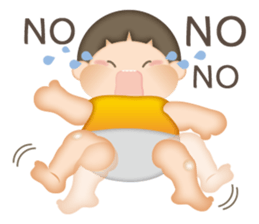 power of angel and devil in little boy. sticker #7758391