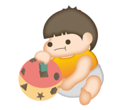 power of angel and devil in little boy. sticker #7758393