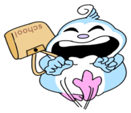 Blue say hello sticker #7758456