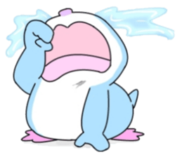 Blue say hello sticker #7758459