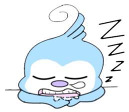 Blue say hello sticker #7758461