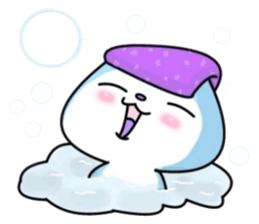 Blue say hello sticker #7758462