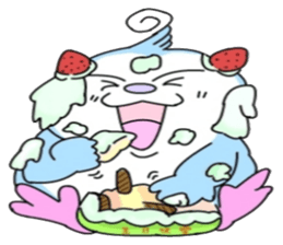 Blue say hello sticker #7758472