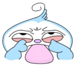 Blue say hello sticker #7758478