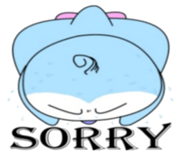 Blue say hello sticker #7758487