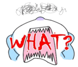 Blue say hello sticker #7758490