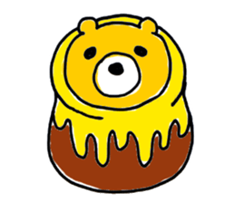 So Cute Playful Bear sticker #7758573