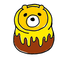 So Cute Playful Bear sticker #7758573