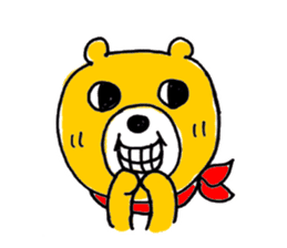 So Cute Playful Bear sticker #7758592