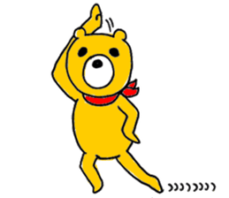 So Cute Playful Bear sticker #7758599