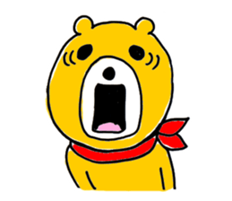So Cute Playful Bear sticker #7758600