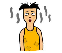 Undershirt Man sticker #7758537