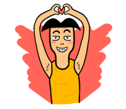 Undershirt Man sticker #7758538