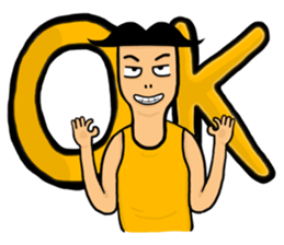 Undershirt Man sticker #7758547