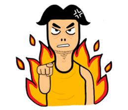 Undershirt Man sticker #7758553